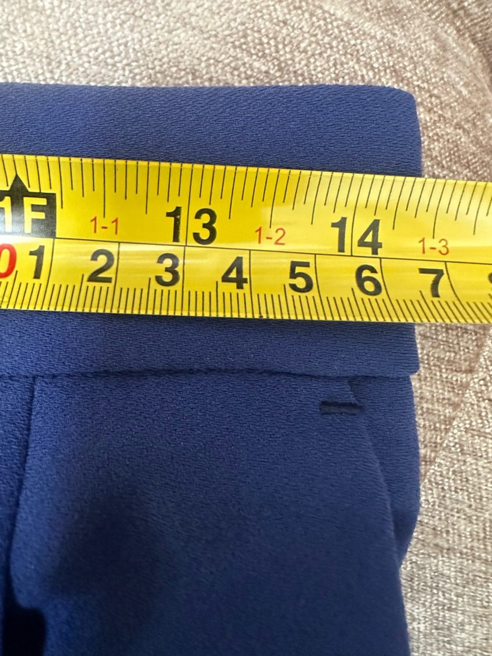 J. Crew Navy Pleated High-Rise Crepe Trousers - Picture 4 of 11